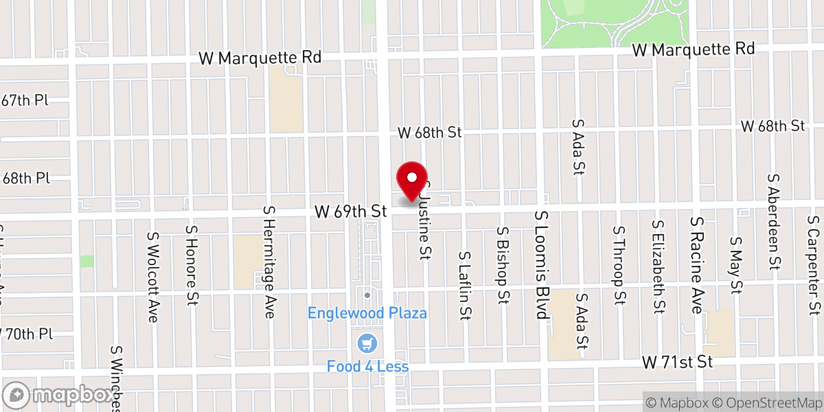 Map showing location of Church of the Living God Pillar & Pprotector of the Truth