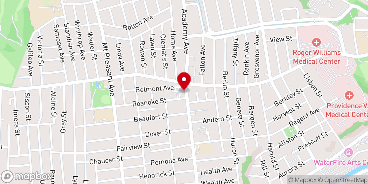 Map showing location of Mt Pleasant Baptist Church
