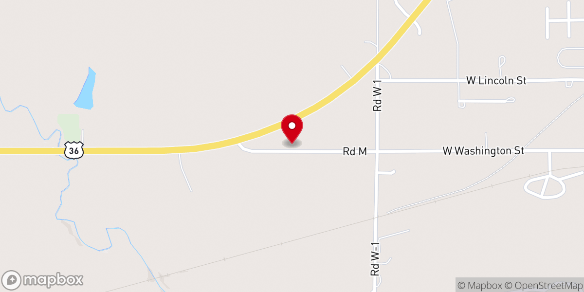 Map showing location of Immanuel Lutheran Church - Norton