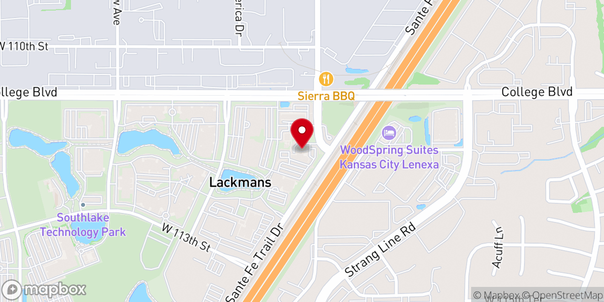 Map showing location of Thompson Barn