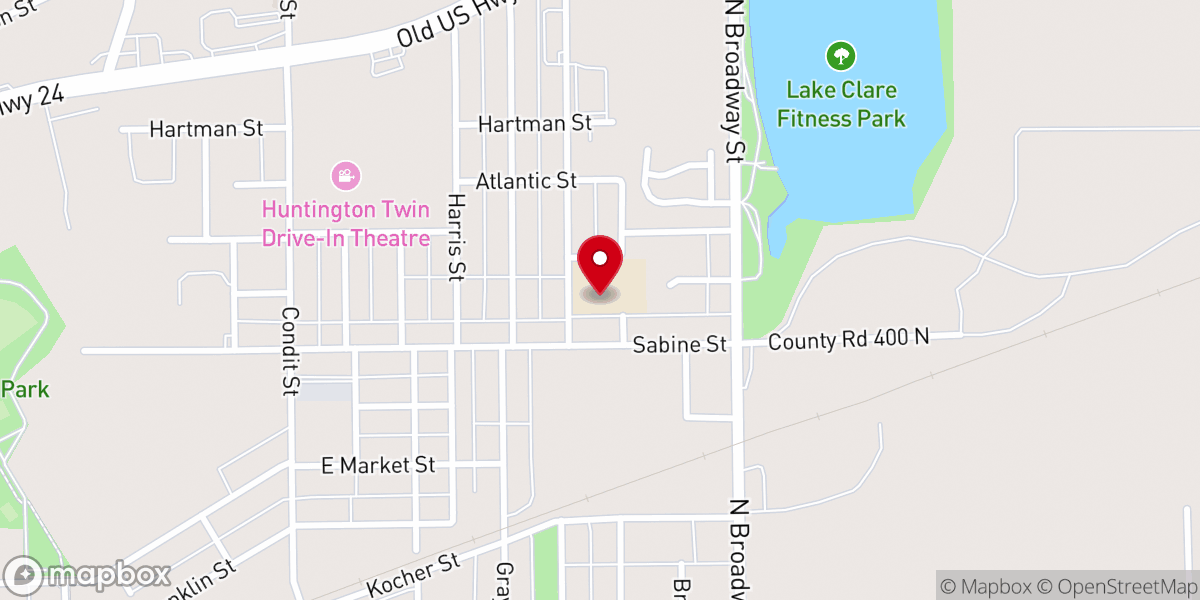 Map showing location of Christian Life Tabernacle