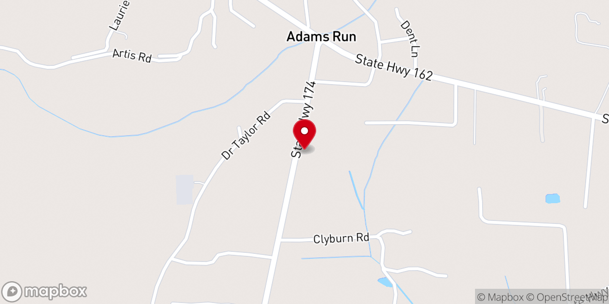 Map showing location of Christ Church