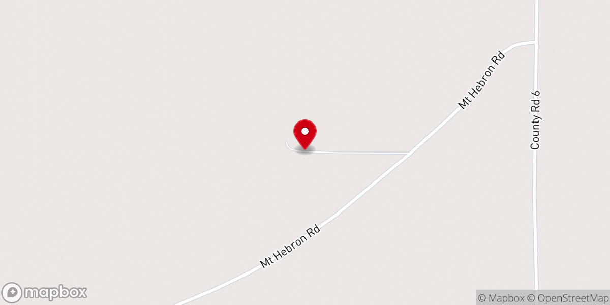 Map showing location of Vilulah Church