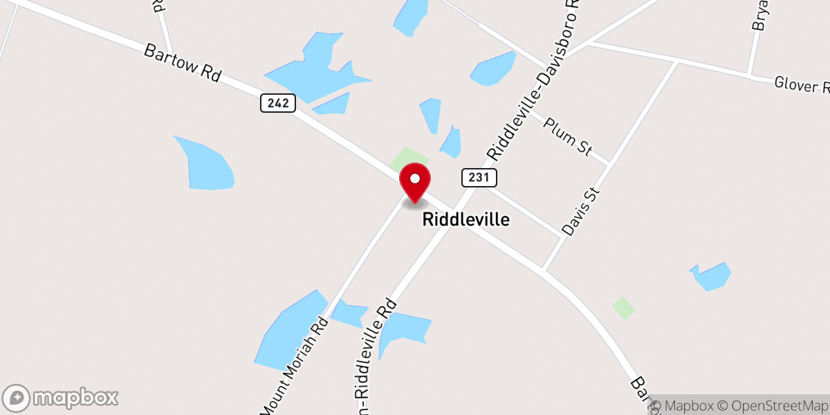 Map showing location of Ammie S Page Memorial Baptist Church