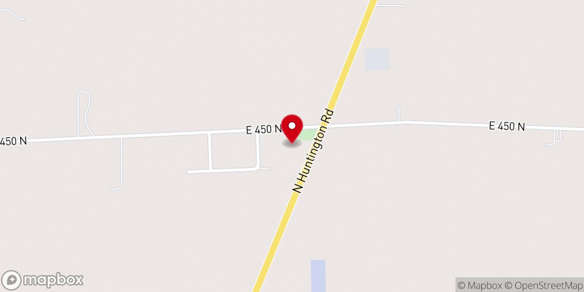 Map showing location of Harvest Bible Chapel