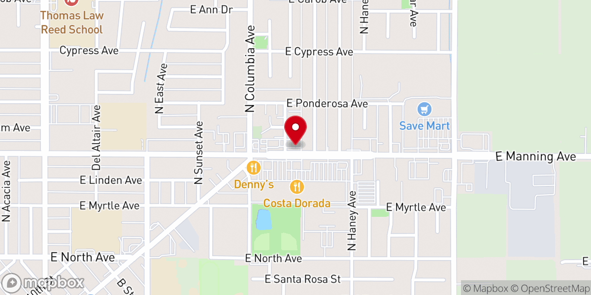 Map showing location of Pentecostal Tree of Life Inc