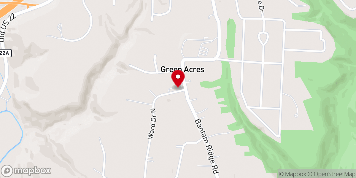 Map showing location of Wintersville Community Chapel