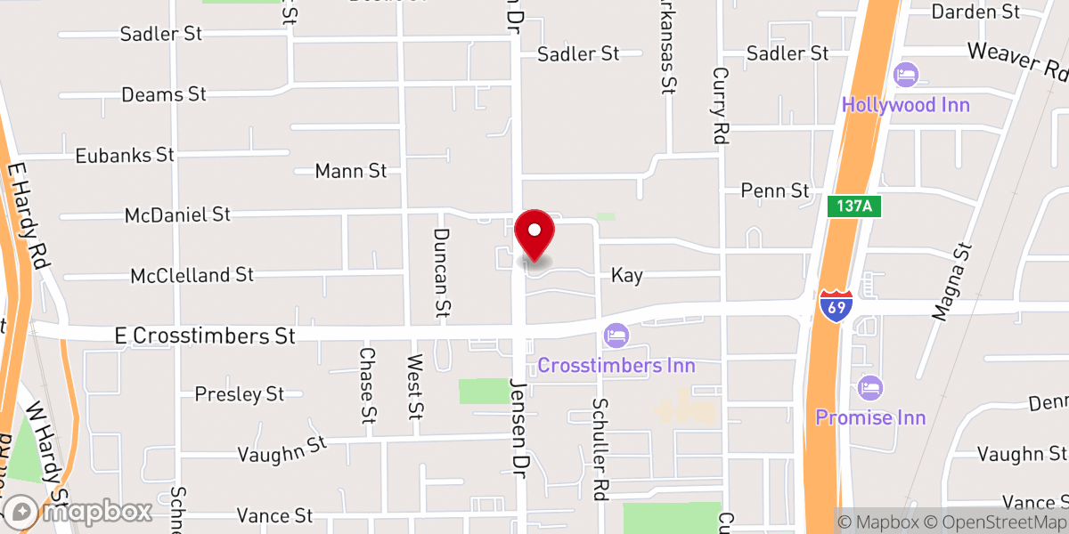 Map showing location of Living Water International Apostolic Ministry
