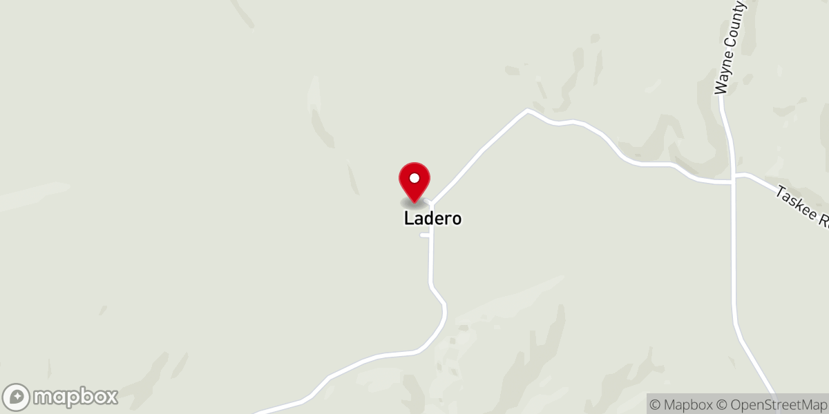 Map showing location of Cool Springs Church