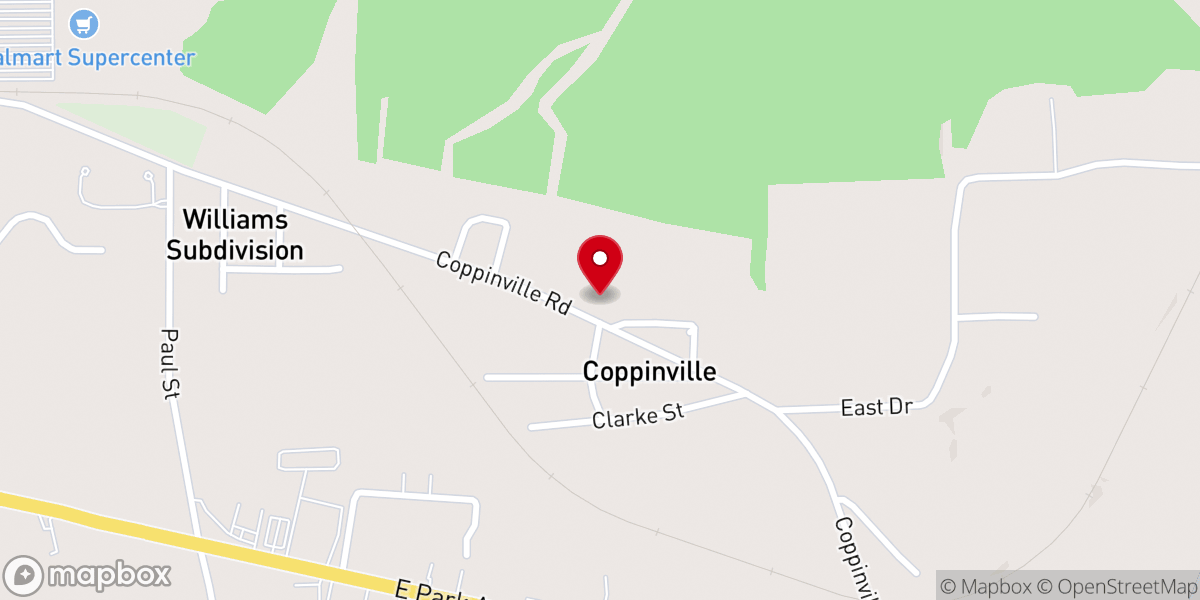 Map showing location of Union Grove Baptist Church