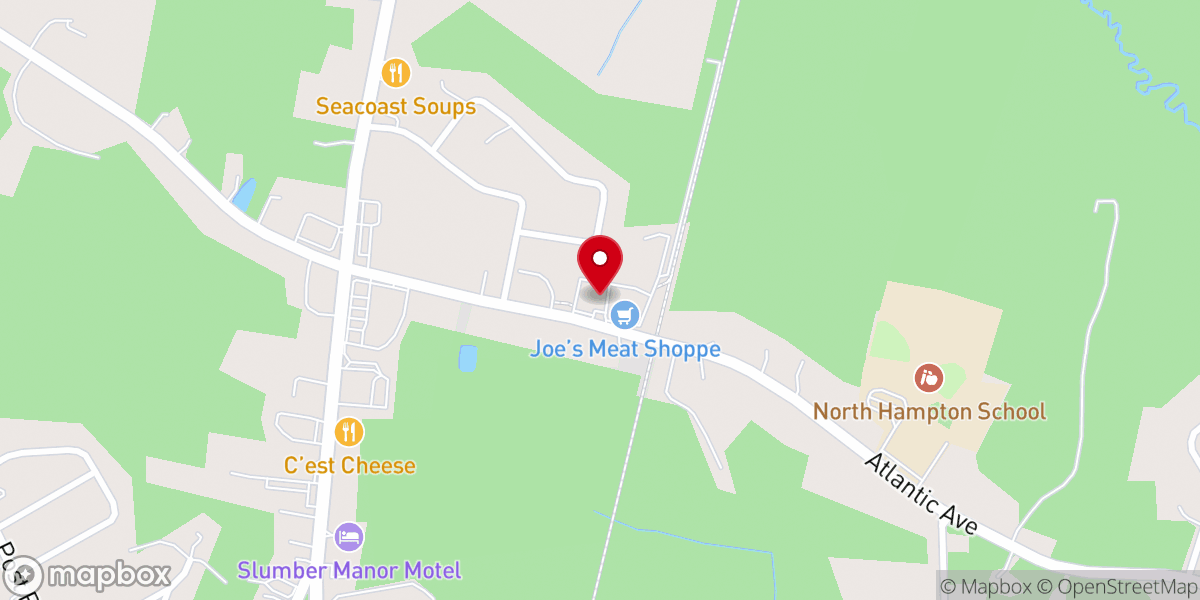 Map showing location of North Hampton Town Office