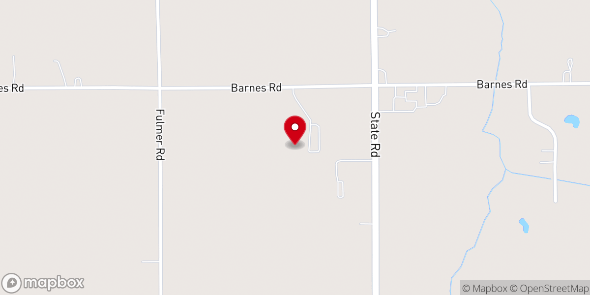 Map showing location of Millington Church Of God