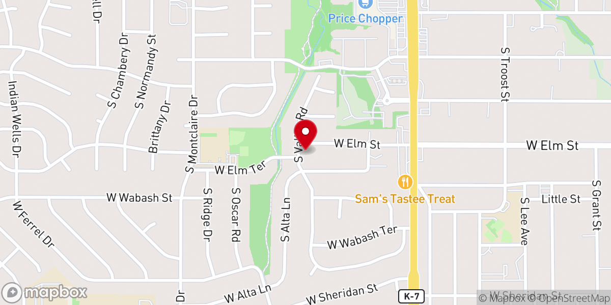 Map showing location of Eric Holmes Ministries Inc