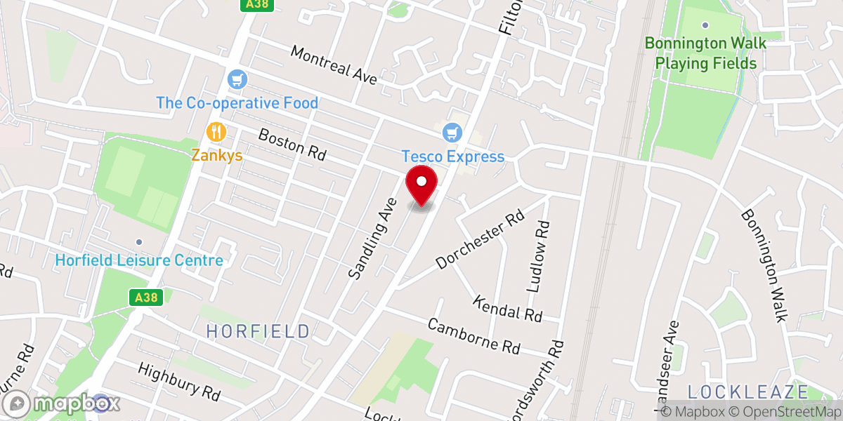 Map showing location of North Bristol & South Gloucestershire Foodbank Donation Drop-off