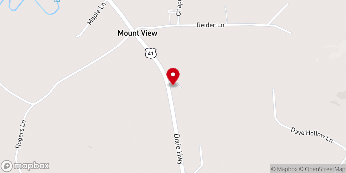 Map showing location of Valley Home Methodist Church