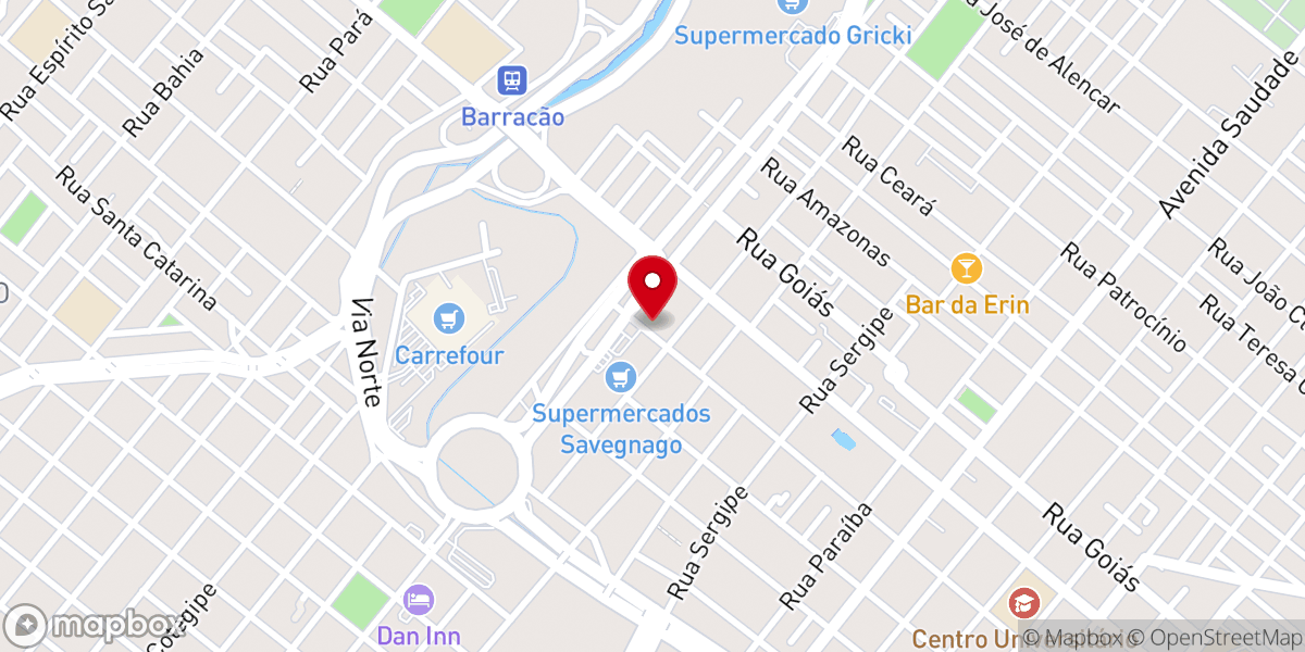 Map showing location of Capela Nossa Senhora das Grças