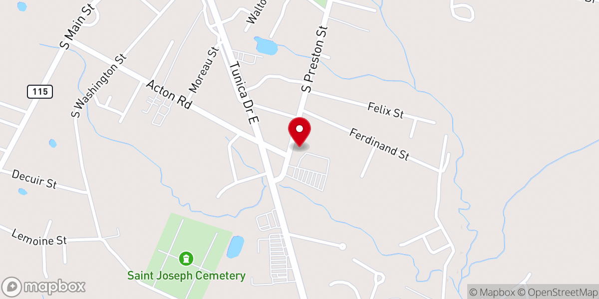Map showing location of Chapel Ministry