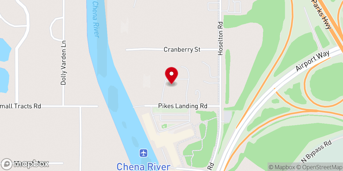 Map showing location of Unitarian Universalist Church