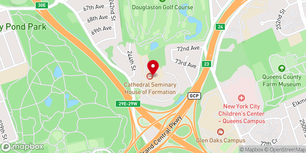 Map showing location of Immaculate Conception Center