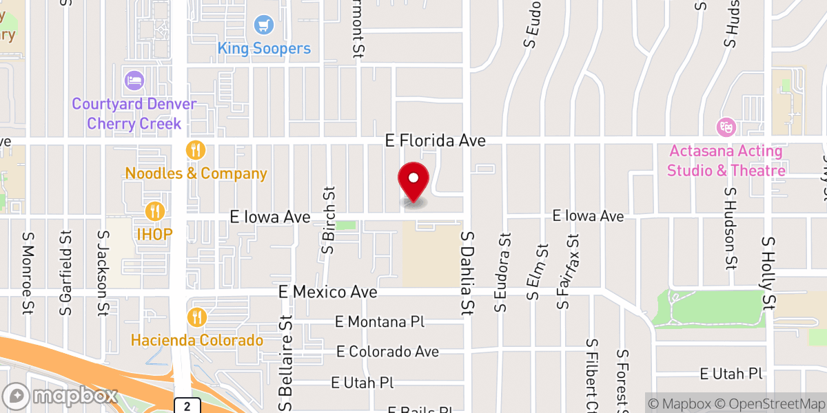 Map showing location of Embassy Christian Bible Church