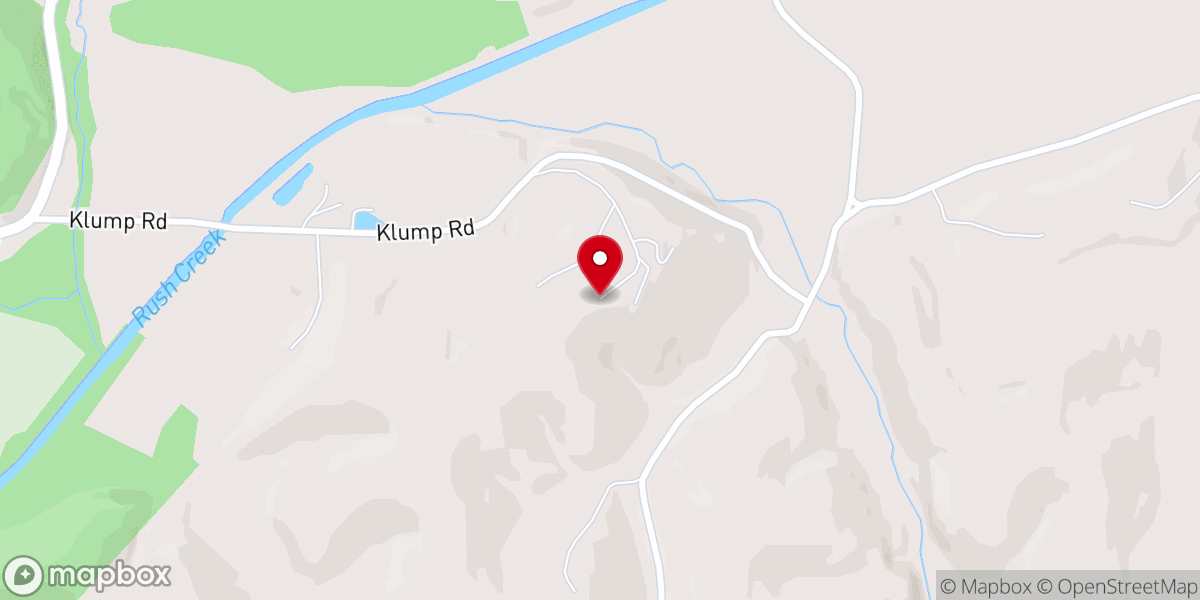 Map showing location of Hocking Hills Wedding Chapel
