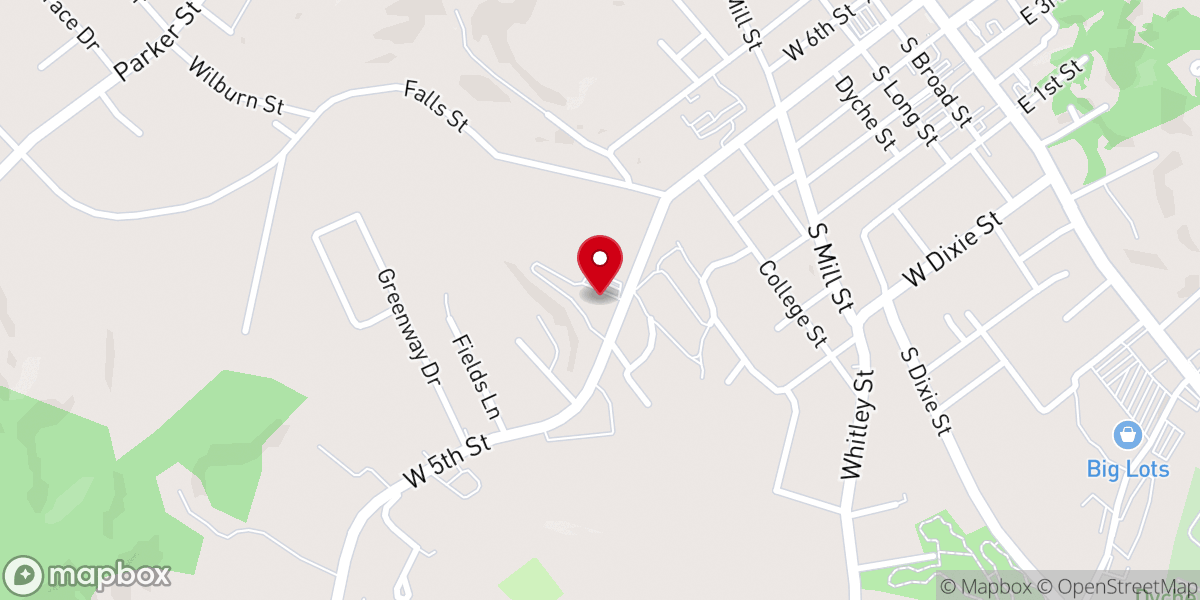 Map showing location of Community Christian Church