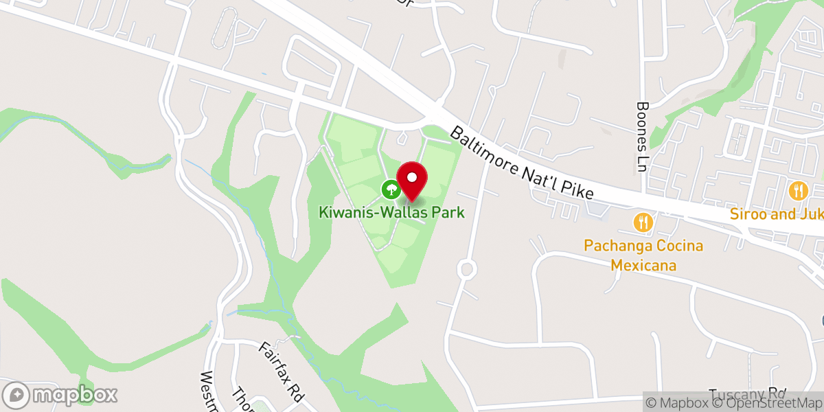 Map showing location of Word of Life Orthodox Presbyterian Church