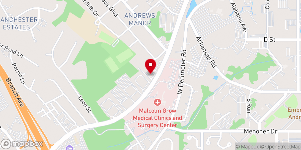 Map showing location of Living Faith Ministries
