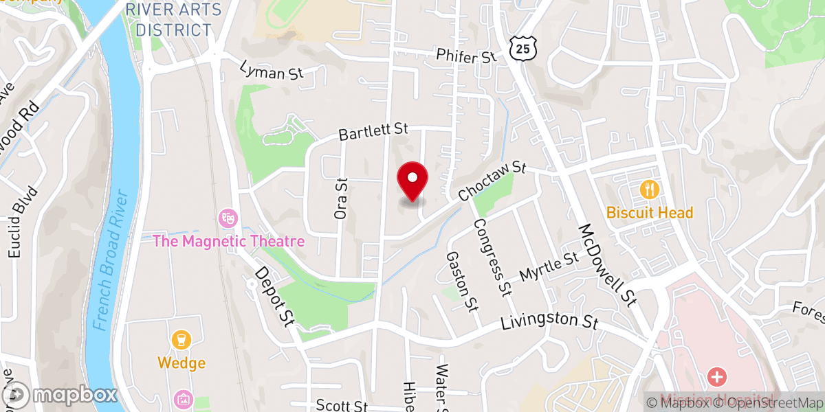 Map showing location of Memorial Church of God