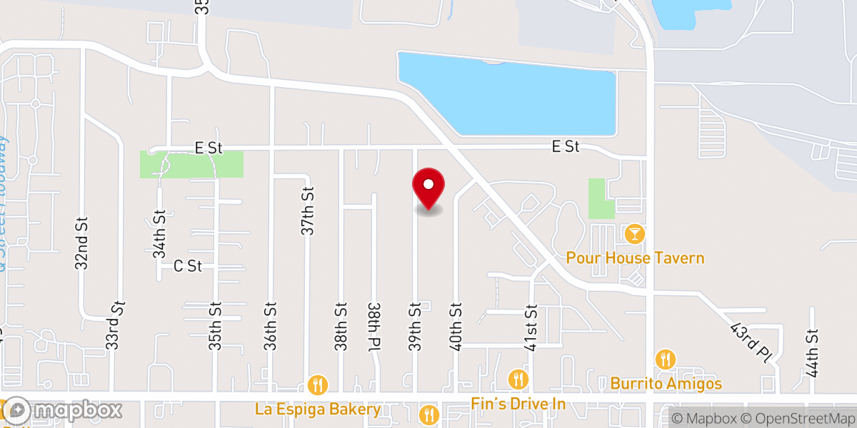 Map showing location of Victory Tabernacle