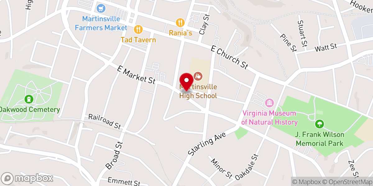 Map showing location of Refuge Temple Holiness Church Inc