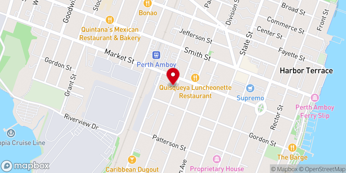 Map showing location of St Paul's Evangelical Reformed