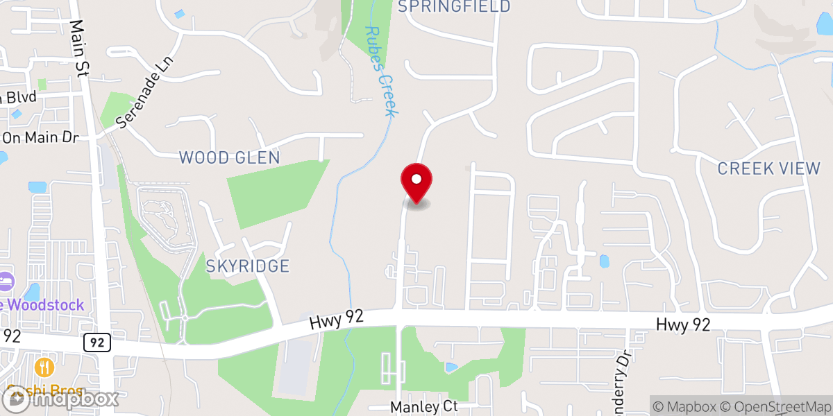 Map showing location of Dwelling Place Church