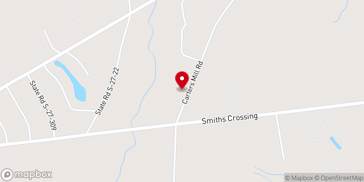 Map showing location of Gospel Lighthouse Church of Ridgeland,SC