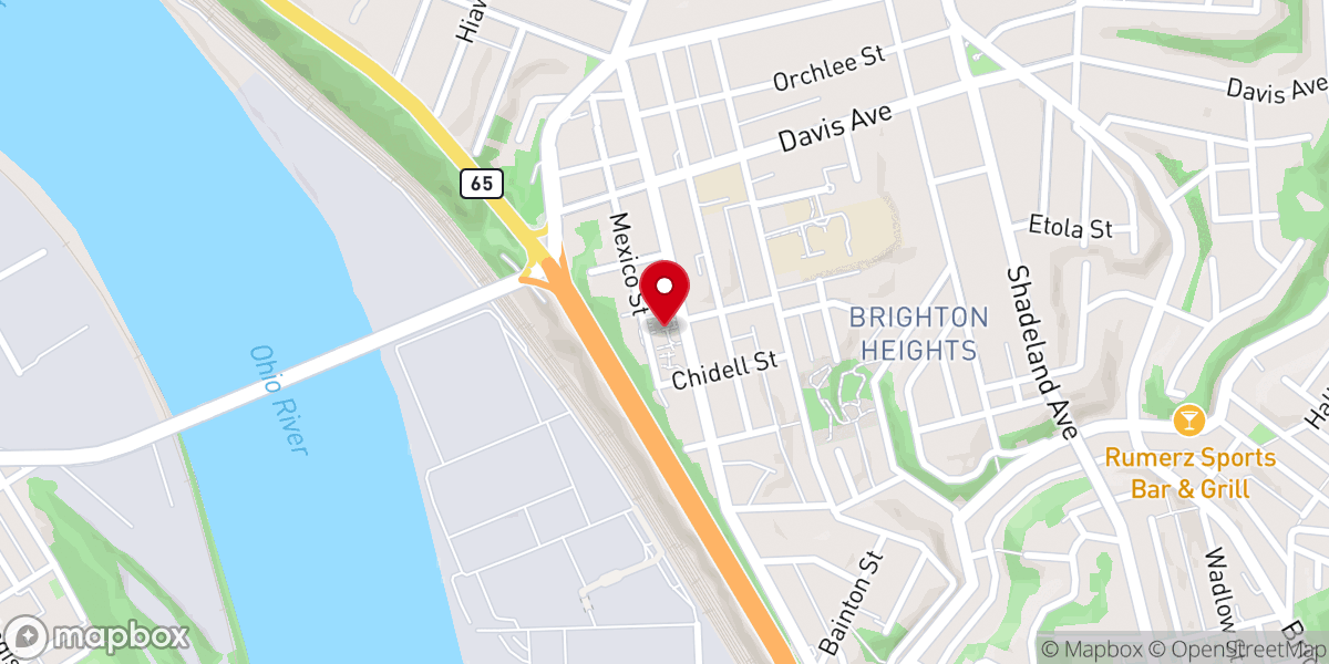 Map showing location of St. George Ukrainian Catholic Church