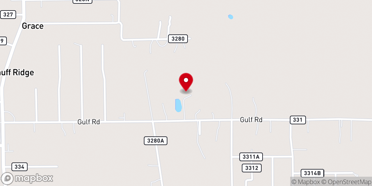 Map showing location of Bethel Family Worship Center Assemblies of God