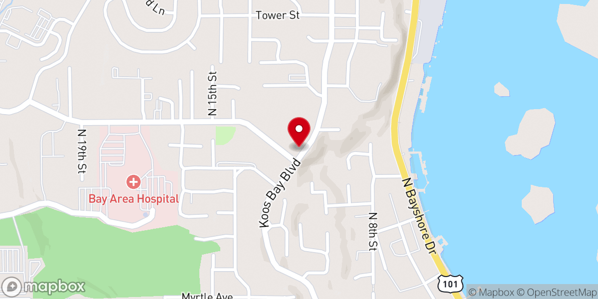 Map showing location of Gloria Dei Lutheran Church