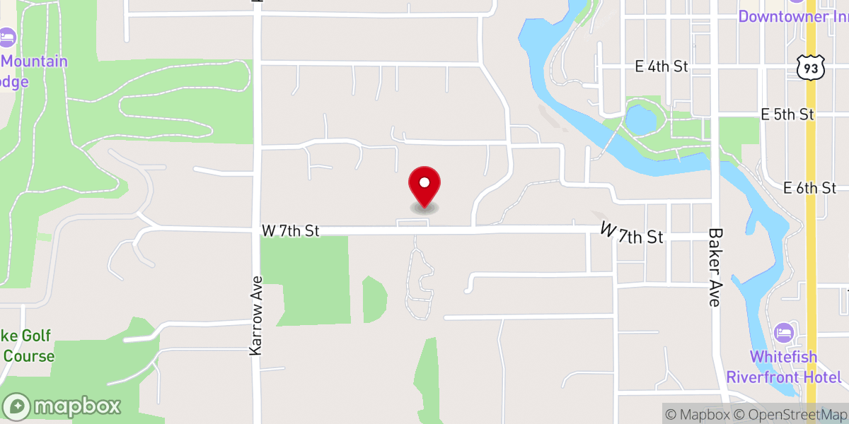 Map showing location of True Life Church