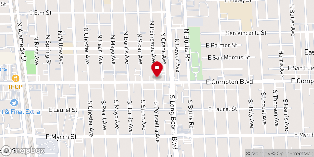 Map showing location of International Full Gospel Church