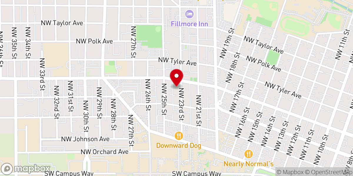 Map showing location of House of Charis