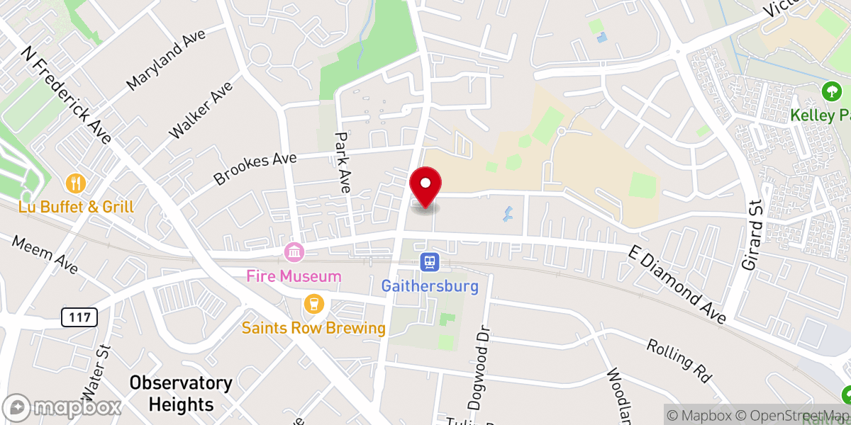 Map showing location of Northwest Church Of Christ