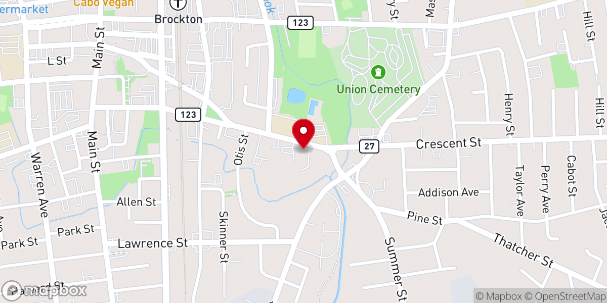 Map showing location of Living Waters Christian Church