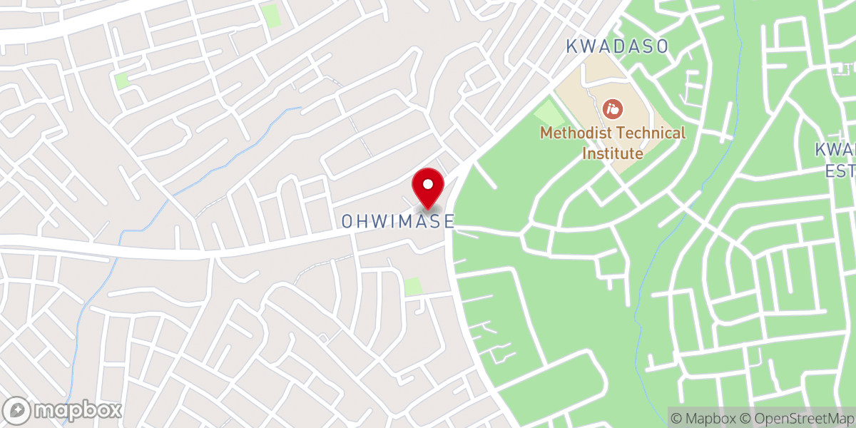Map showing location of St Francis Anglican Church
