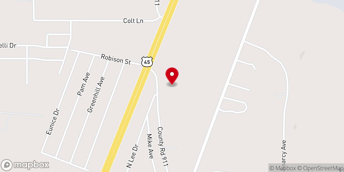 Map showing location of Mt Zion Community Church