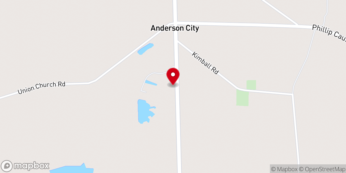 Map showing location of Providence Holiness Church