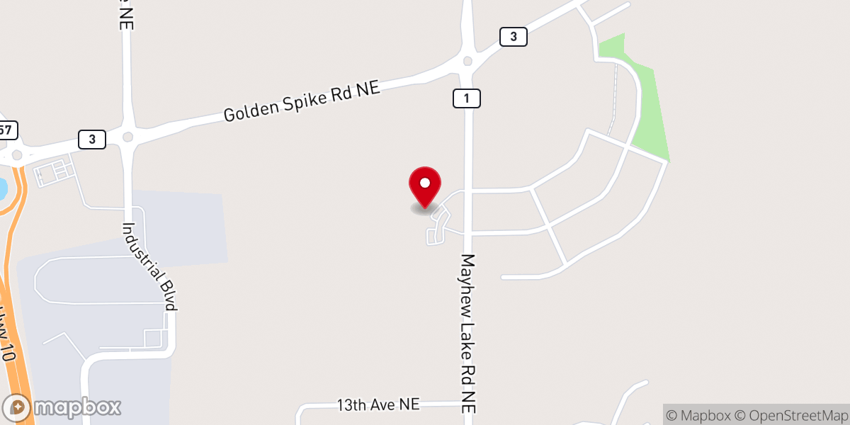 Map showing location of Trinity Lutheran Church