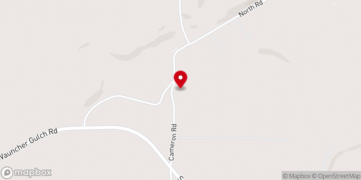Map showing location of Cameron Emmanuel Lutheran Church