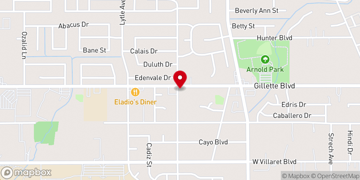 Map showing location of Good Shepherd Church of God