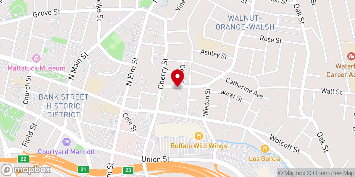 Map showing location of Iglesia Cristiana Pentecostal