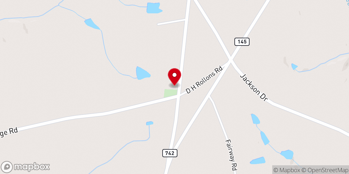 Map showing location of Friendship United Methodist Church